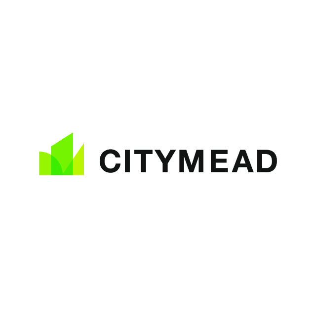Citymead.com logo, a brandable .com business name for sale