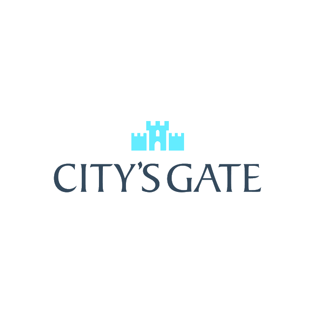 Citysgate.com logo, a brandable .com business name for sale