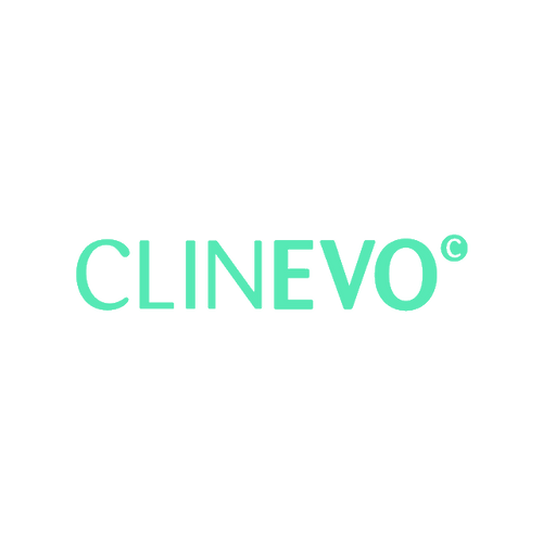 Clinevo.com logo, a brandable .com business name for sale