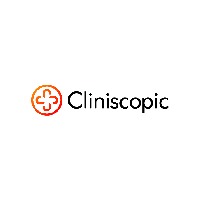 Cliniscopic.com logo, a brandable .com business name for sale