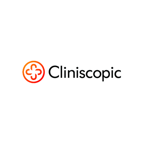 Cliniscopic.com logo, a brandable .com business name for sale
