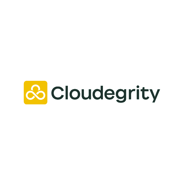 Cloudegrity.com logo, a brandable .com business name for sale