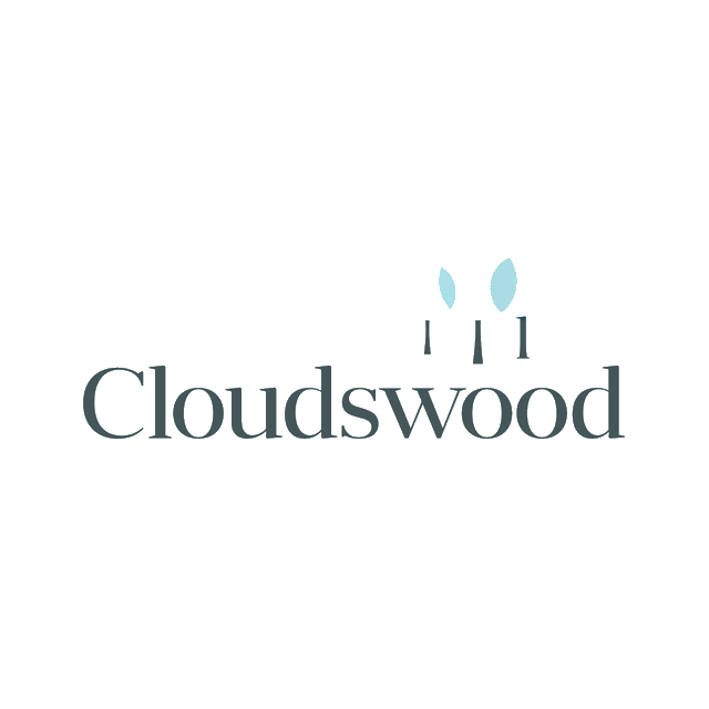 Cloudswood.com logo, a brandable .com business name for sale