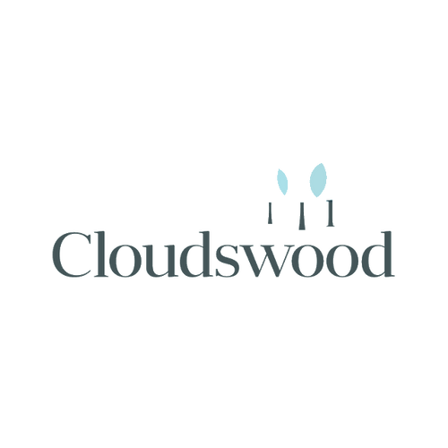 Cloudswood.com logo, a brandable .com business name for sale