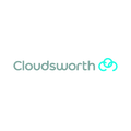 Cloudsworth.com logo, a brandable .com business name for sale