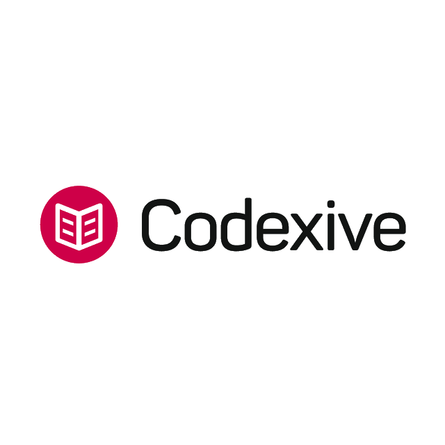 Codexive.com logo, a brandable .com business name for sale