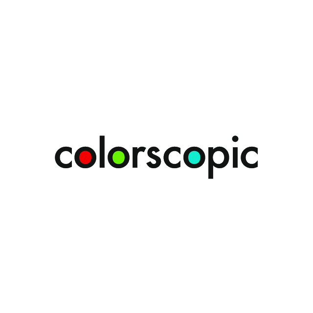 Colorscopic.com logo, a brandable .com business name for sale