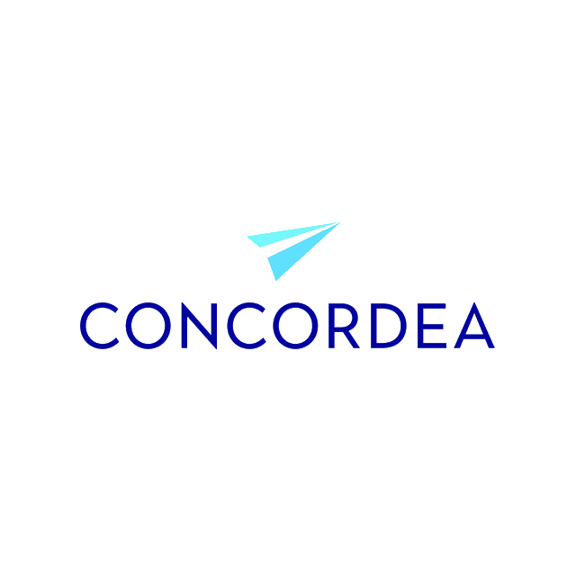 Concordea.com logo, a brandable .com business name for sale