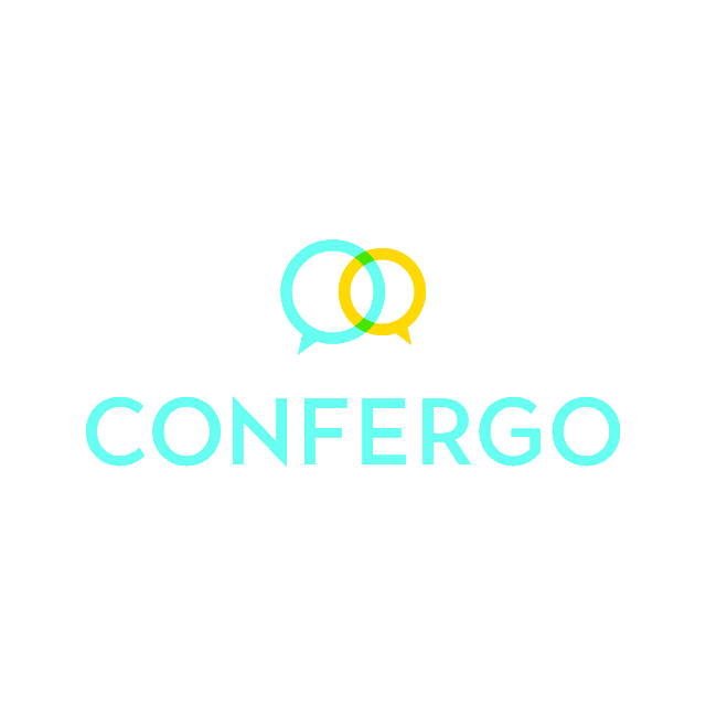 Confergo.com logo, a brandable .com business name for sale