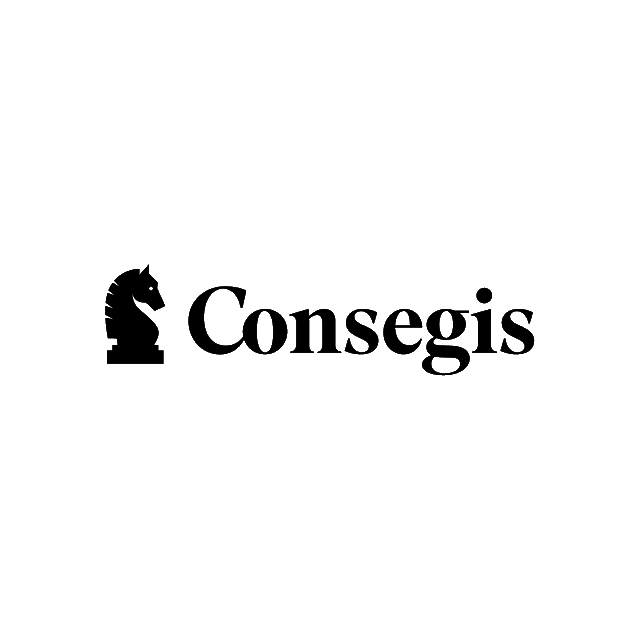 Consegis.com logo, a brandable .com business name for sale