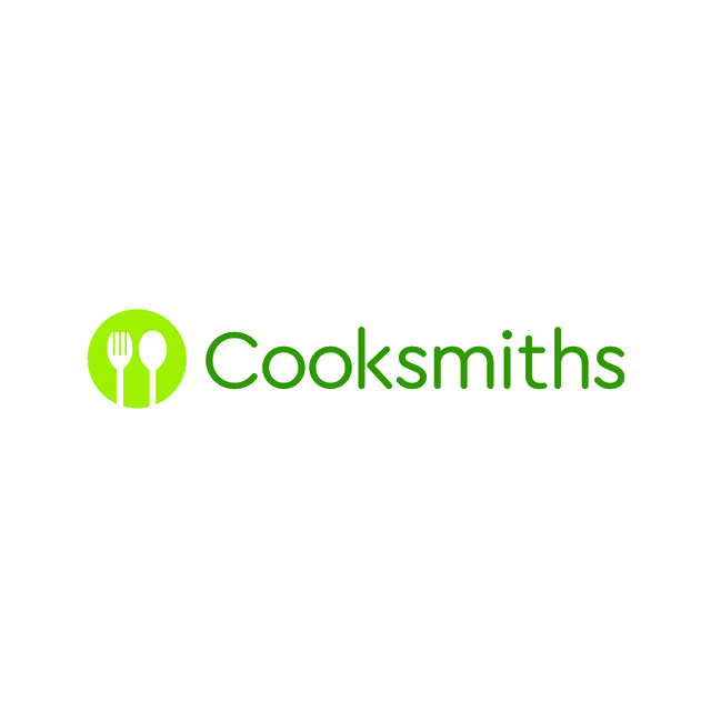 Cooksmiths.com logo, a brandable .com business name for sale