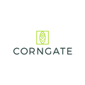 Corngate.com logo, a brandable .com business name for sale