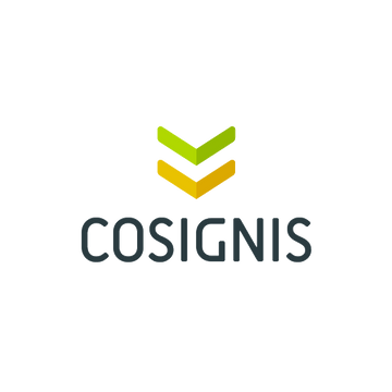 Cosignis.com logo, a brandable .com business name for sale