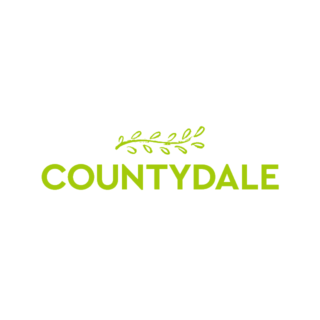 Countydale.com logo, a brandable .com business name for sale