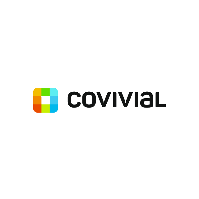 Covivial.com logo, a brandable .com business name for sale