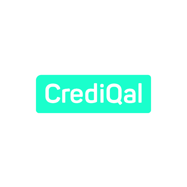 Crediqal.com logo, a brandable .com business name for sale
