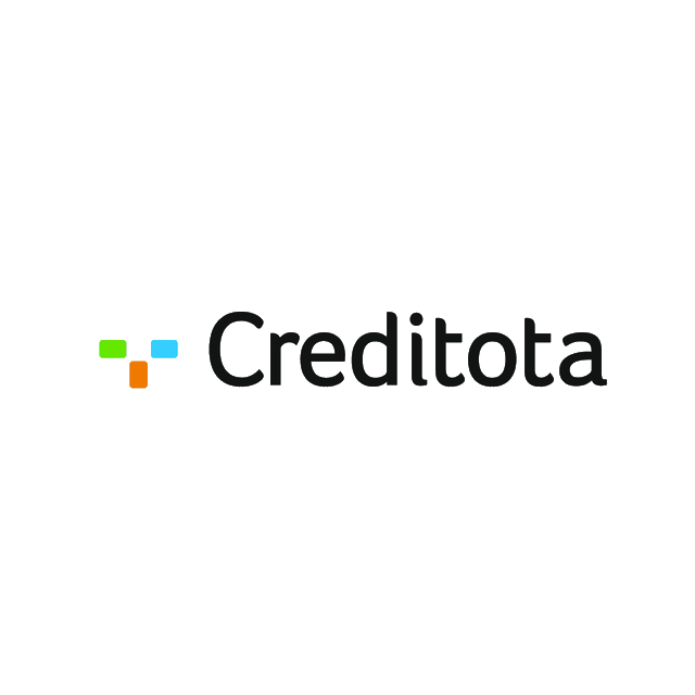 Creditota.com logo, a brandable .com business name for sale
