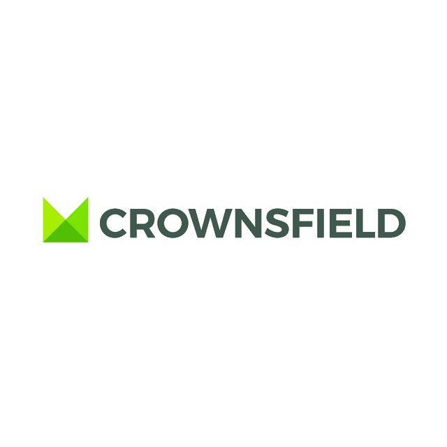 Crownsfield.com logo, a brandable .com business name for sale