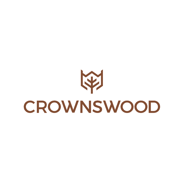 Crownswood.com logo, a brandable .com business name for sale