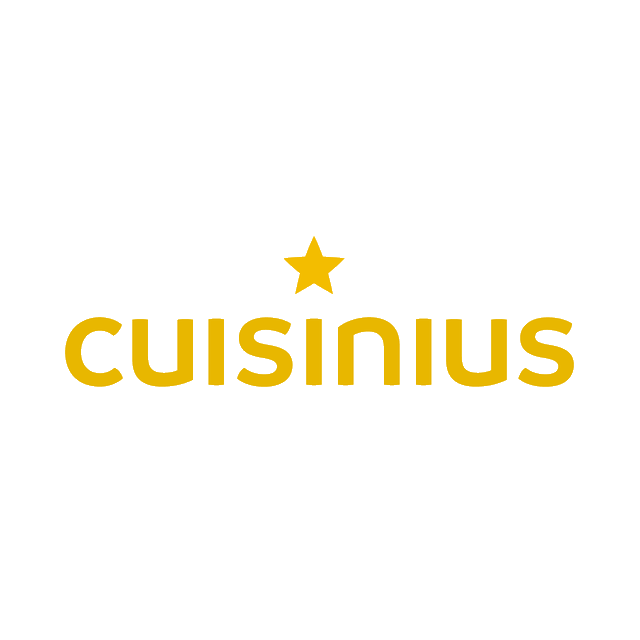 Cuisinius.com logo, a brandable .com business name for sale