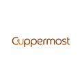 Cuppermost.com logo, a brandable .com business name for sale