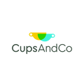 CupsAndCo.com logo, a brandable .com business name for sale