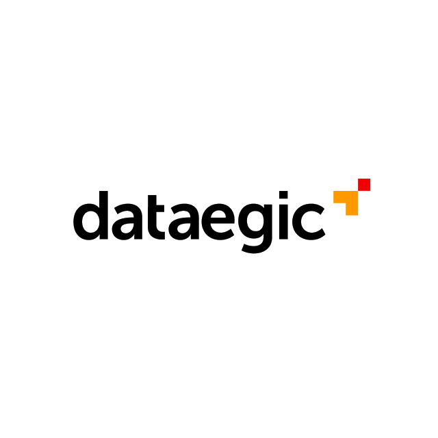 Dataegic.com logo, a brandable .com business name for sale