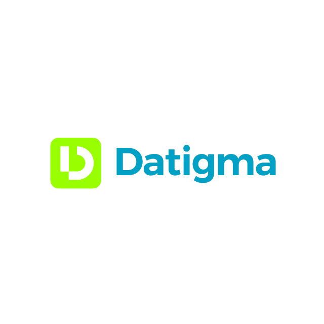 Datigma.com logo, a brandable .com business name for sale