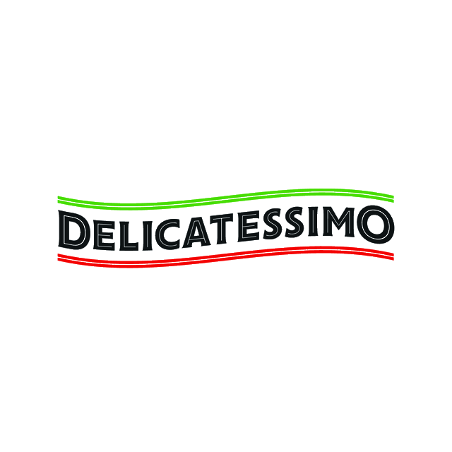 Delicatessimo.com logo, a brandable .com business name for sale
