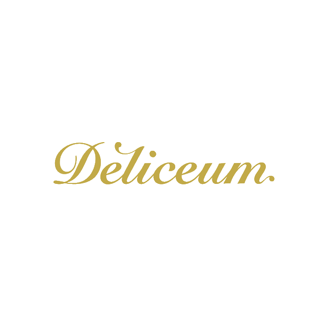 Deliceum.com logo, a brandable .com business name for sale