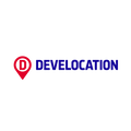 Develocation.com logo, a brandable .com business name for sale