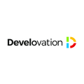 Develovation.com logo, a brandable .com business name for sale