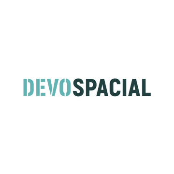 Devospacial.com logo, a brandable .com business name for sale