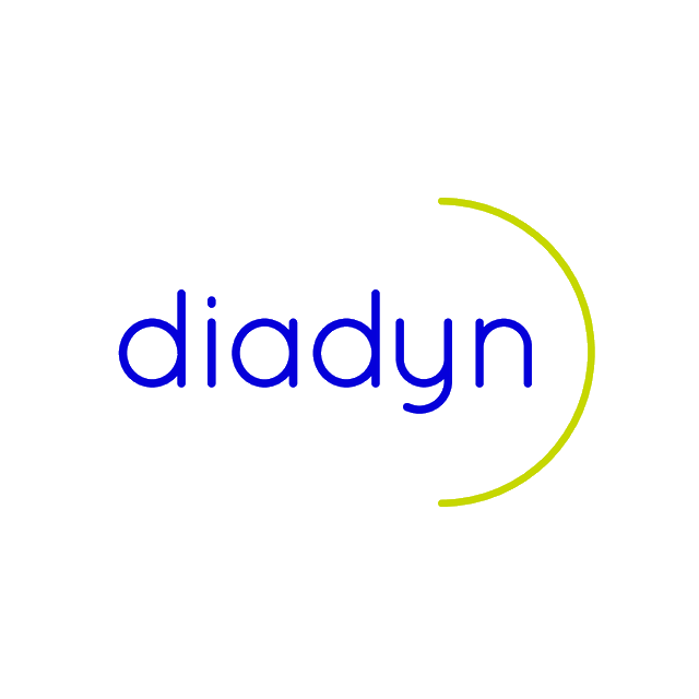 Diadyn.com logo, a brandable .com business name for sale