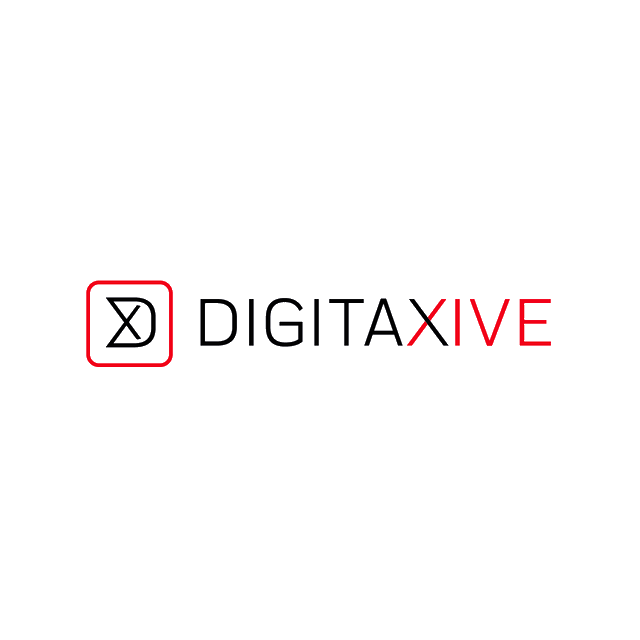 Digitaxive.com logo, a brandable .com business name for sale