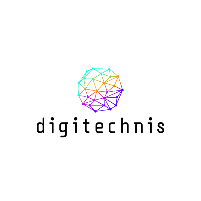 Digitechnis.com logo, a brandable .com business name for sale