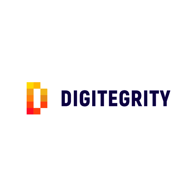 Digitegrity.com logo, a brandable .com business name for sale