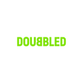 Doubbled.com logo, a brandable .com business name for sale