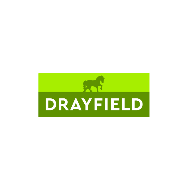 Drayfield.com logo, a brandable .com business name for sale
