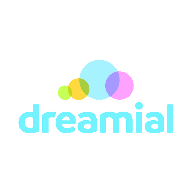 Dreamial.com logo, a brandable .com business name for sale