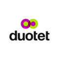 Duotet.com logo, a brandable .com business name for sale
