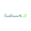 Dwellsworth.com logo, a brandable .com business name for sale