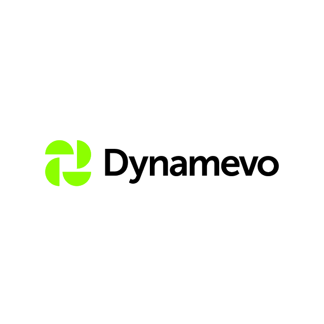 Dynamevo.com logo, a brandable .com business name for sale