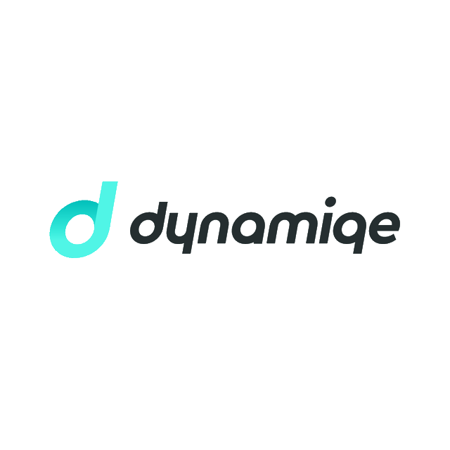 Dynamiqe.com logo, a brandable .com business name for sale