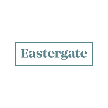Eastergate.com logo, a brandable .com business name for sale