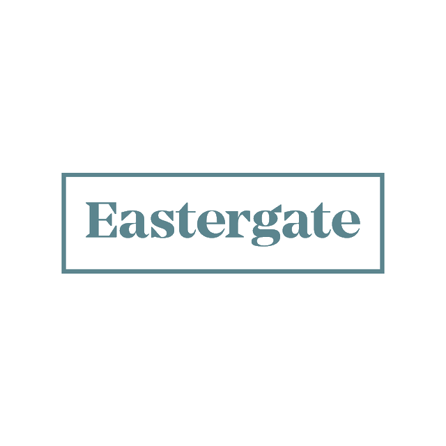 Eastergate.com logo, a brandable .com business name for sale