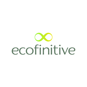 Ecofinitive.com logo, a brandable .com business name for sale