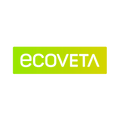Ecoveta.com logo, a brandable .com business name for sale