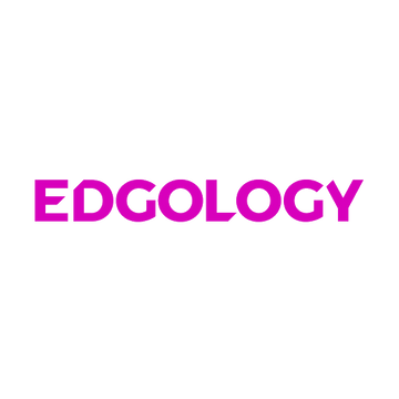 Edgology.com logo, a brandable .com business name for sale