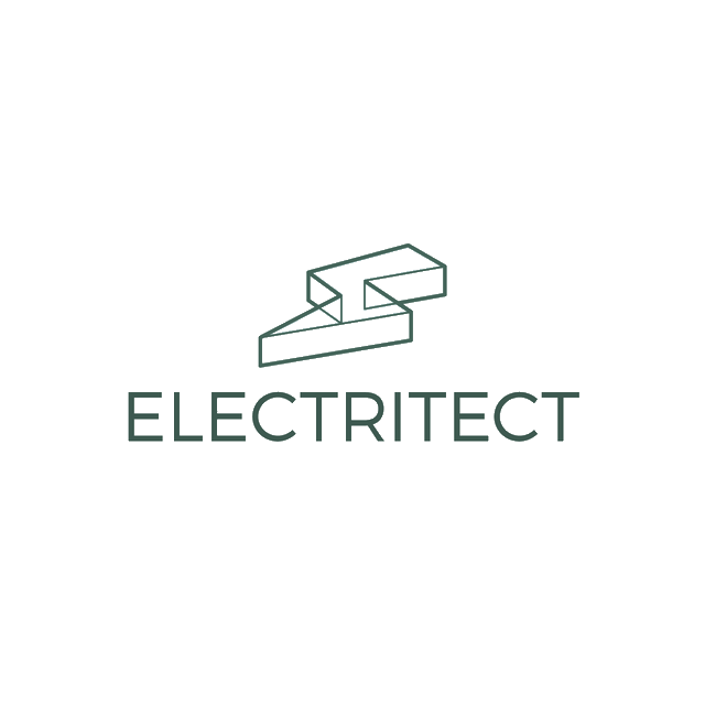 Electritect.com logo, a brandable .com business name for sale